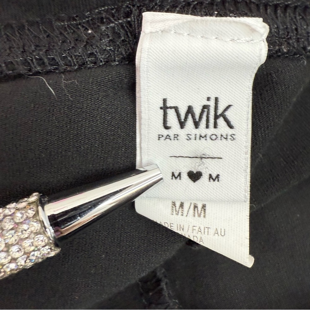 Twik pants flared wide leg flare style Black Flare Pants - Picture 9 of 11
